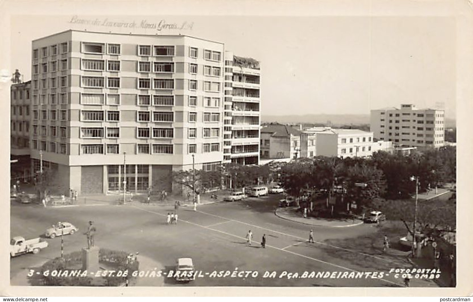 Brasil - GOIÂNIA - Aspécto da Praça Bandeirantes - Ed. POSTAL FOTO Colombo 3