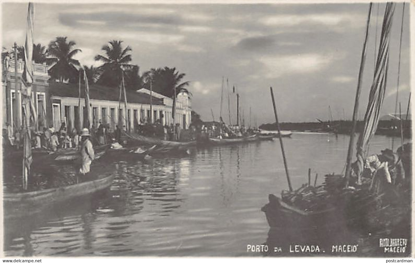 Brasil - MACEIÓ - Porto da Levada - FOTO POSTAL - Ed. Photo Barreto