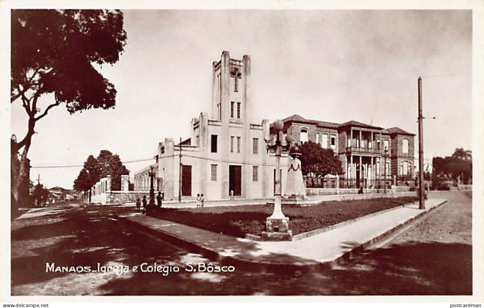 Brasil - MANAUS - Igreja e Colegio S. Bôsco - Ed. Livraria Academica