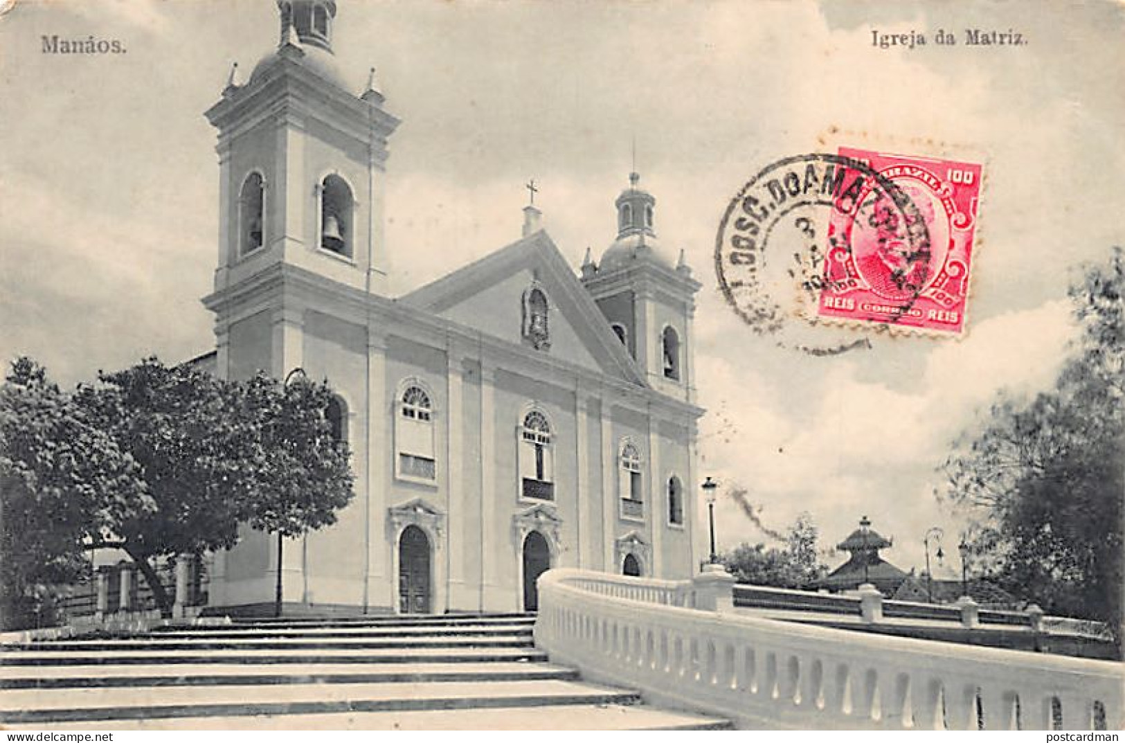 Brasil - MANAUS Manáos - Igreja da Matriz - Ed. G. Huebner & Amaral