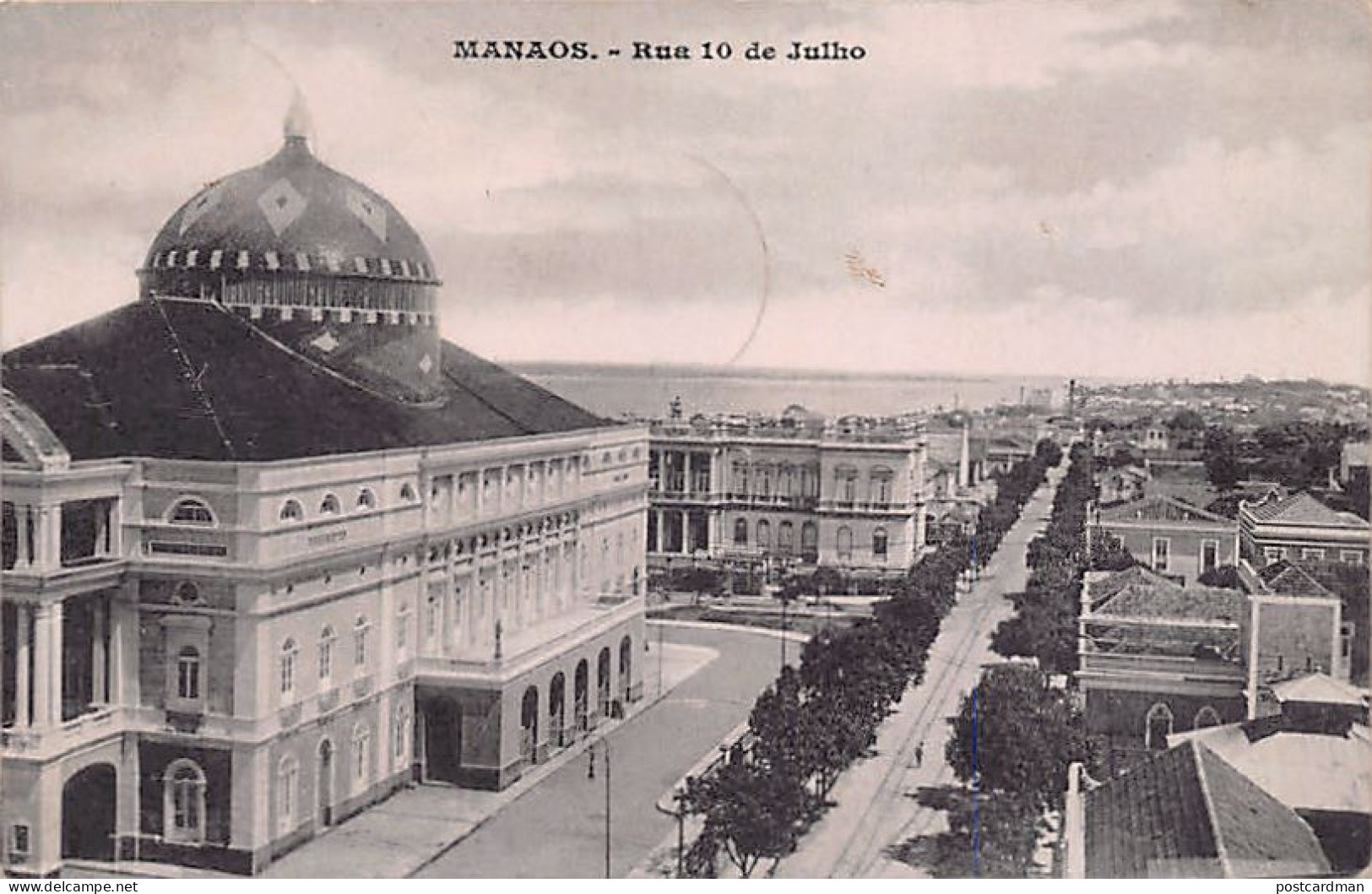 Brasil - MANAUS Manáos - Rua 10 de Julho - Ed. Livraria Internacional