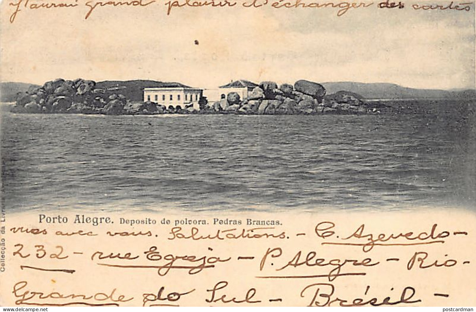 Brasil - PORTO ALEGRE - Deposito de polvora - Pedras Brancas - Ed. Livraria America