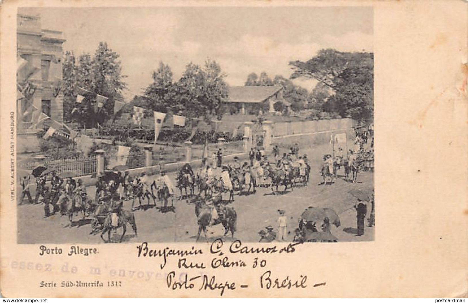 Brasil - PORTO ALEGRE - Ed. Albert Aust Serie Süd-Amerika 1317