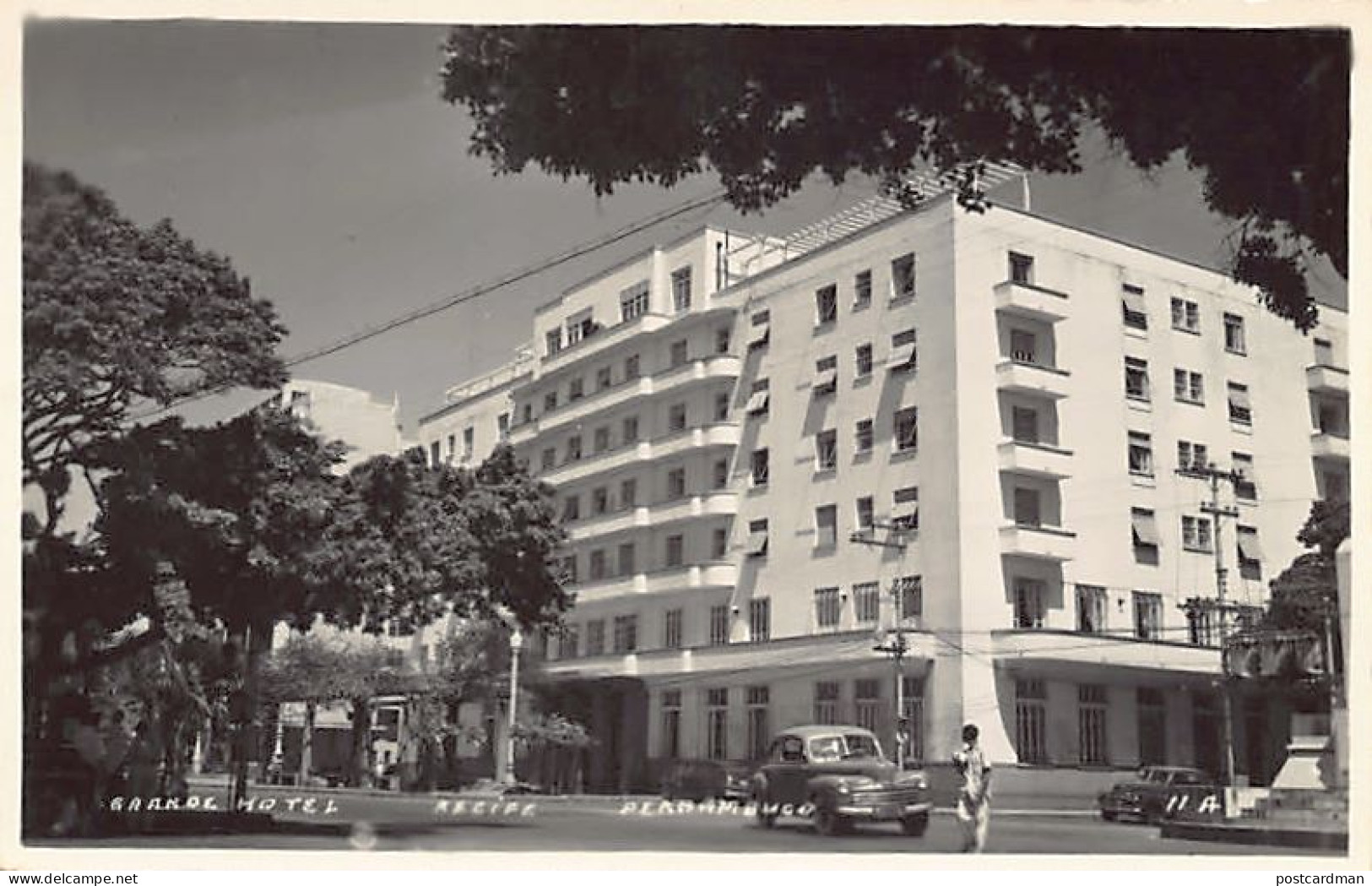 Brasil - RECIFE - Grande Hotel - FOTO POSTAL - Ed. desconhecido