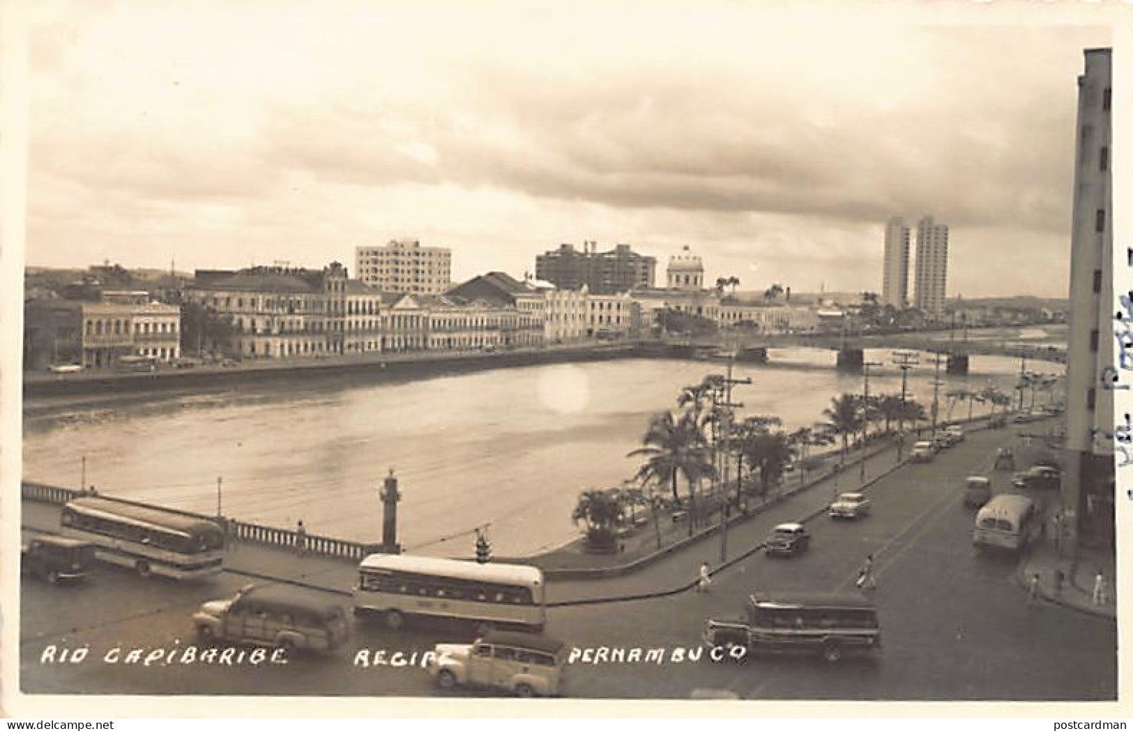 Brasil - RECIFE - Rio Capibaribe - FOTO POSTAL - Ed. desconhecido