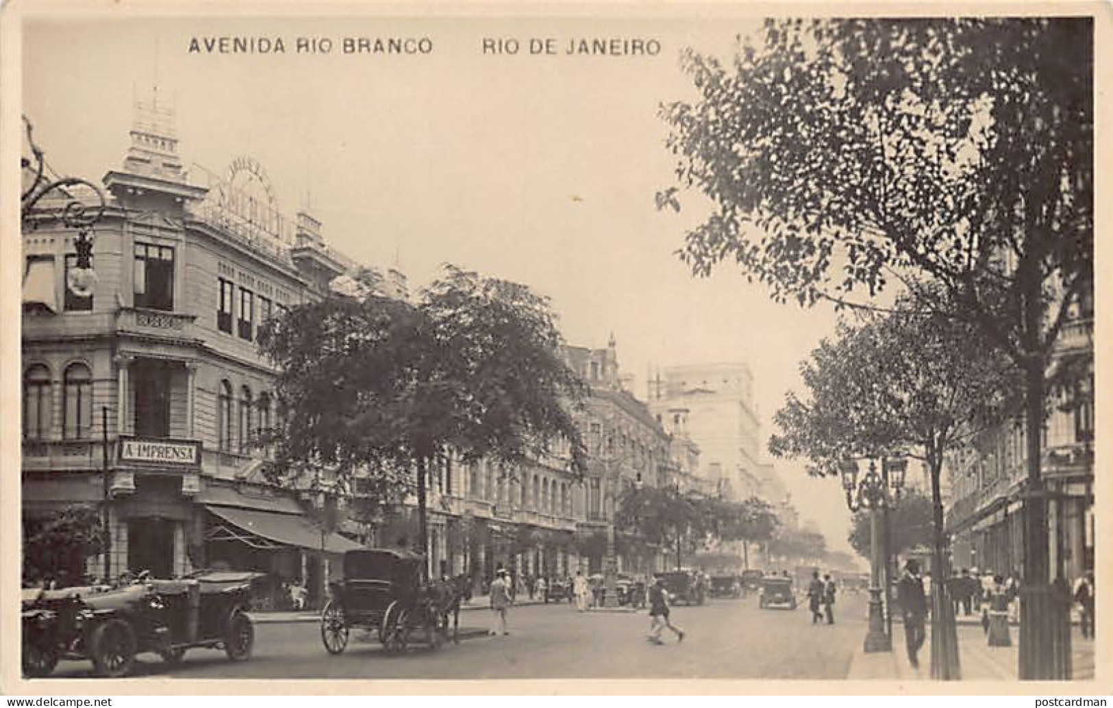 Brasil - RIO DE JANEIRO - Avenida Rio Branco - Ed. Ribeiro