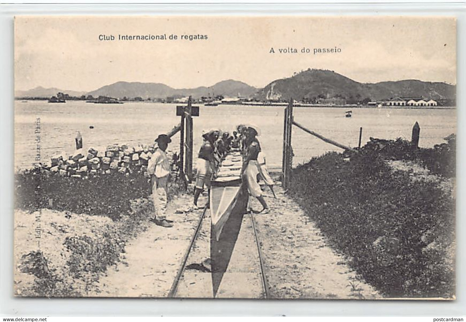 Brasil - SANTOS - Club Internacional de regatas - A volta do passeio - Ed. M. Pontes e Co.