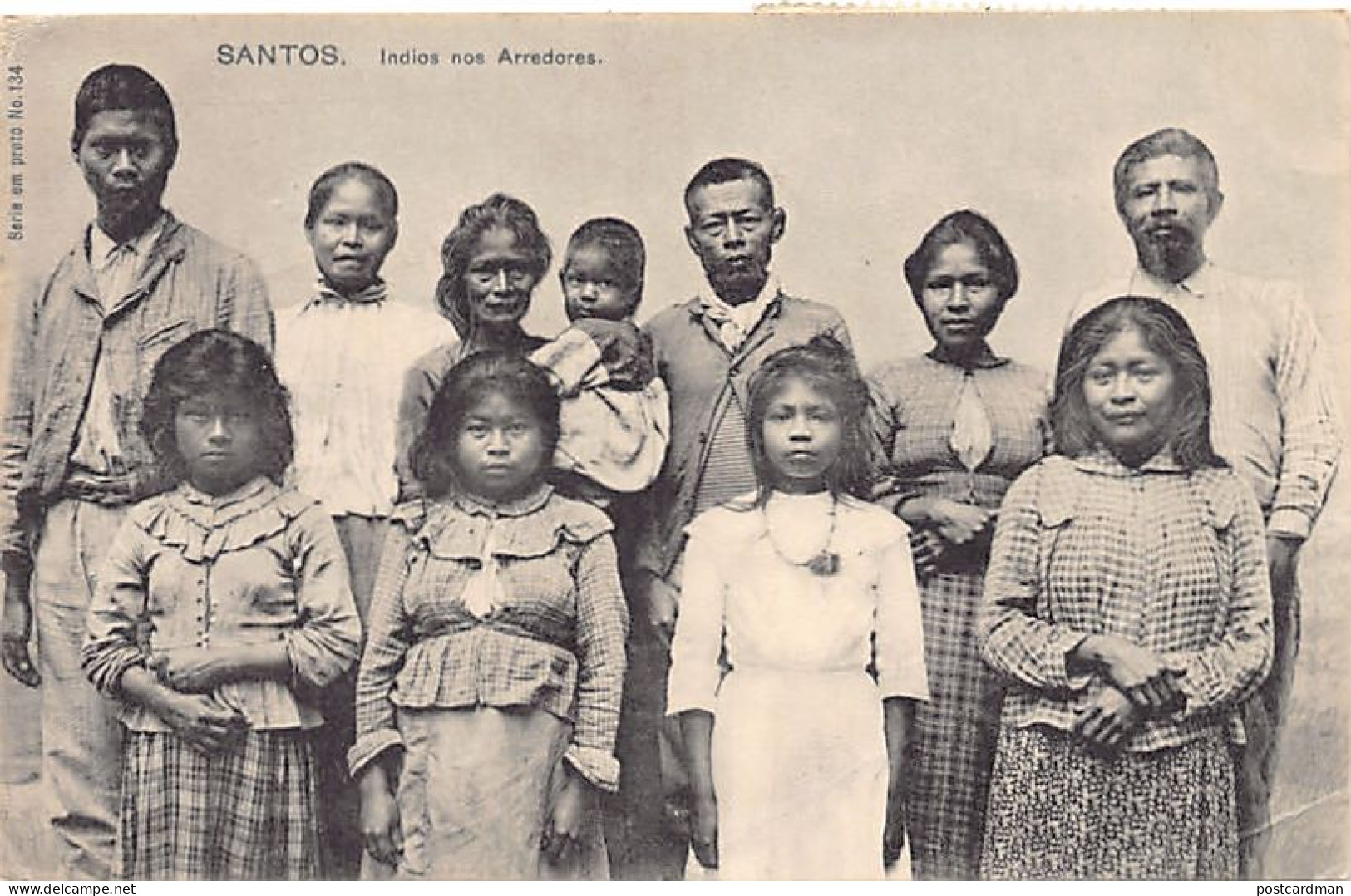 Brasil - SANTOS - Indios nos Arredores - Ed. M. Pontes e Co. 134