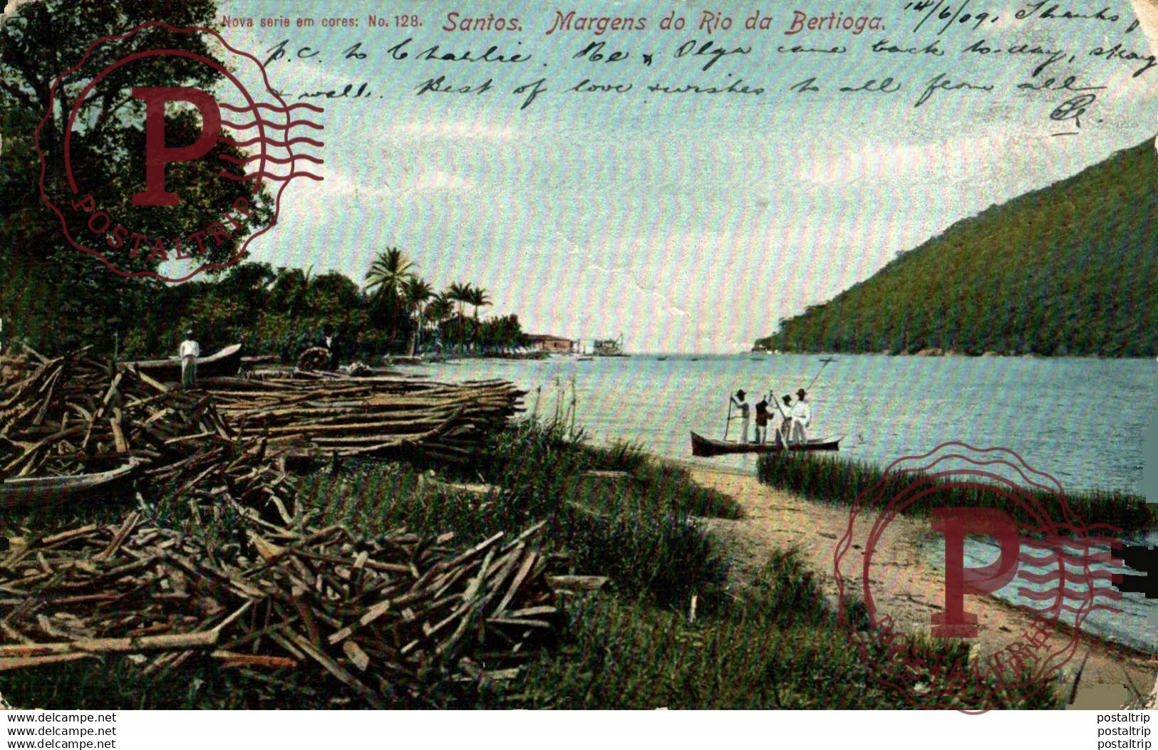 BRASIL. Santos, Margens do Rio da Bertioga