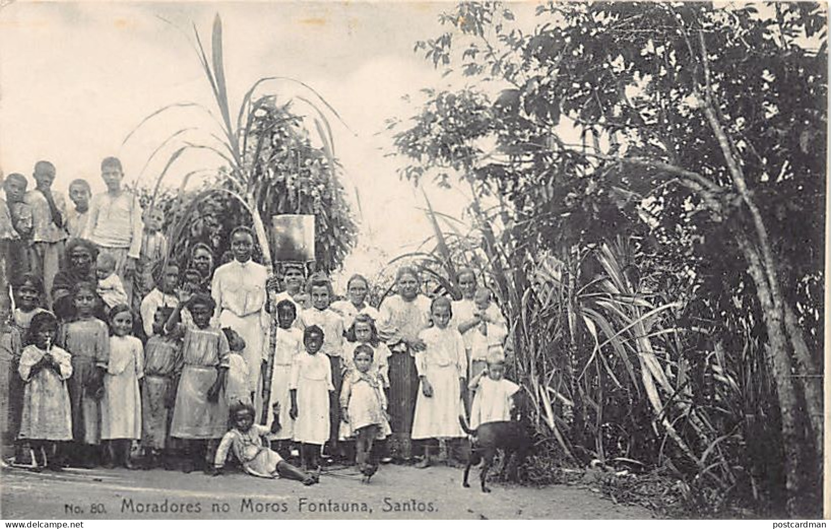 Brasil - SANTOS - Moradores no Moros Fontauna - Ed. M. Pontes & Co. 80