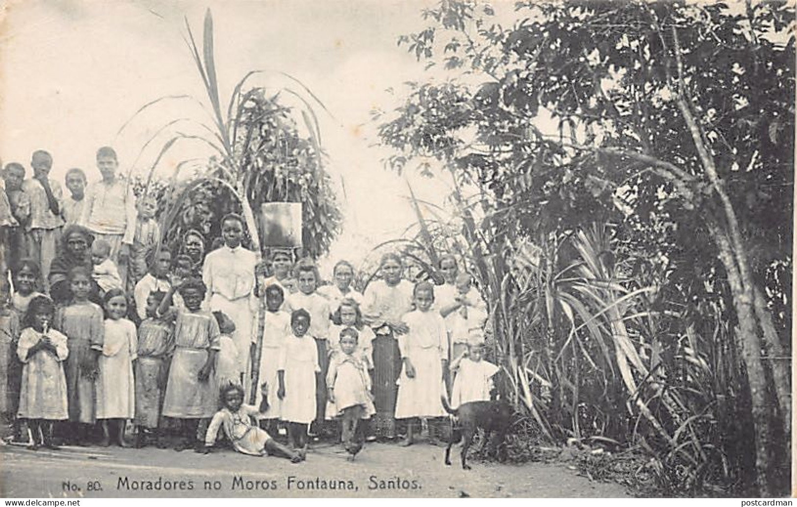 Brasil - SANTOS - Moradores no Moros Fontauna - Ed. M. Pontes & Co. 80