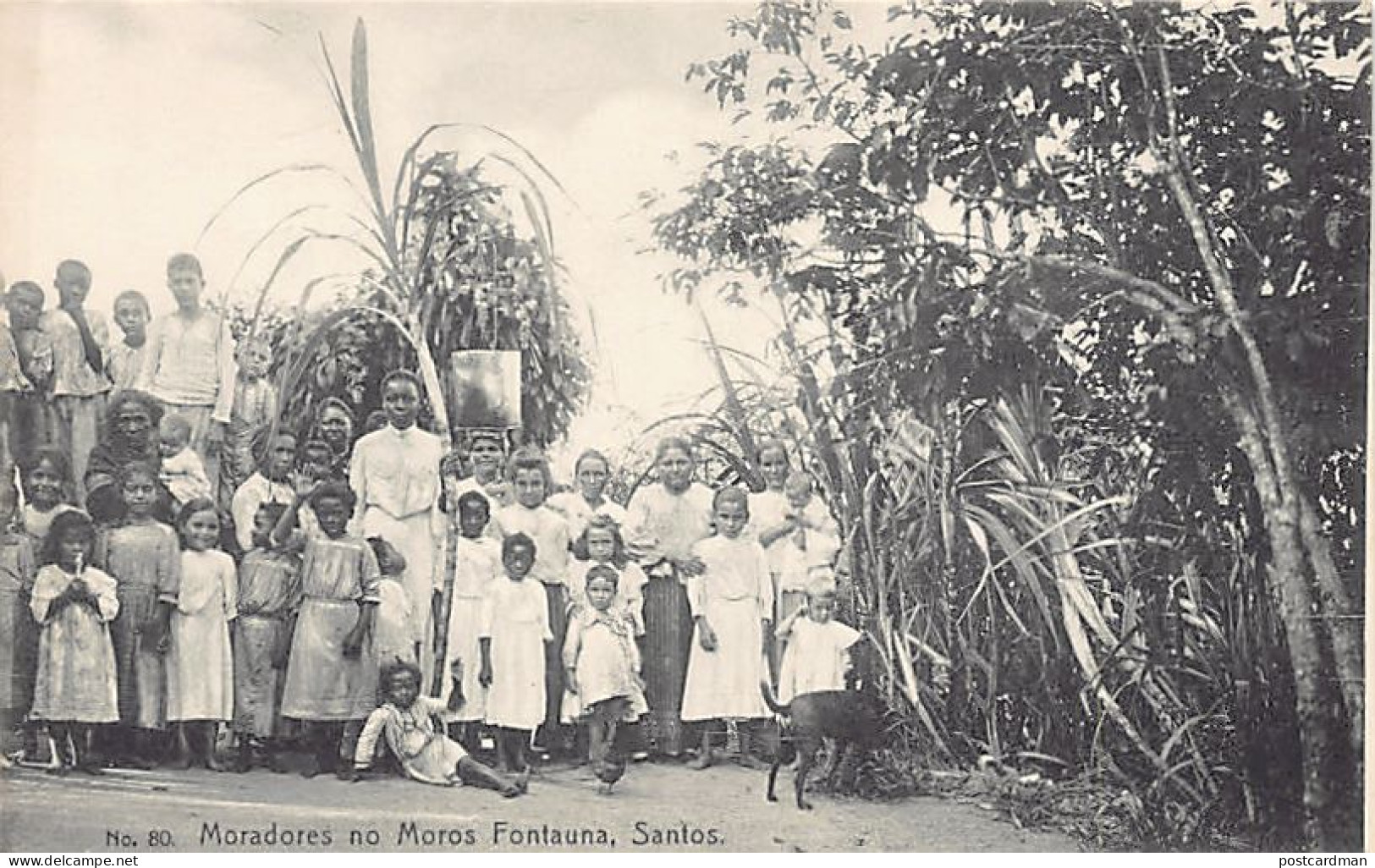 Brasil - SANTOS - Moradores no Morr Fontana - Ed. M. Pontes e Co. 80