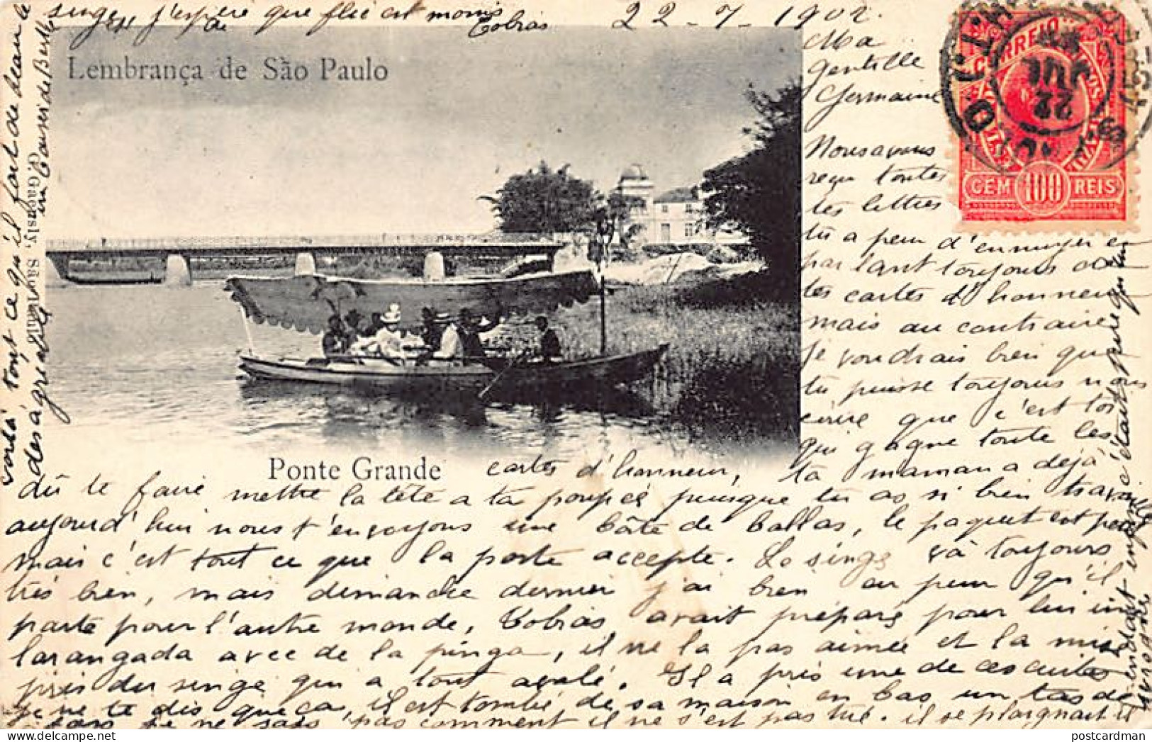 Brasil - SAO PAULO - Ponte Grande - Ed. Gaensly