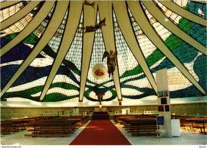 CPM AK Brasilia Catedral Metropolitana interior BRAZIL (1463379)
