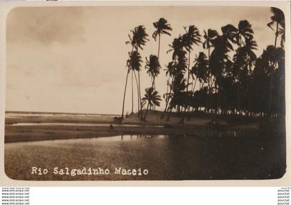 K25- MACEIO - RIO  SALGADINHO  - CARTE  PHOTO -  ( 2 SCANS )