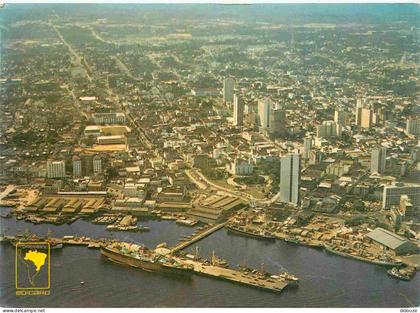 Carte Postale - Brésil - Manaus - Vista aérea porto e cidade - vue aérienne - CPM - Voir Scans Recto-Verso