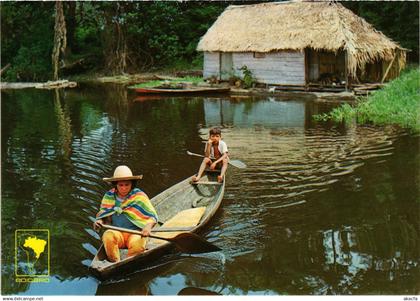 CPM AK Manaus Casa Flutuante BRAZIL (1463643)