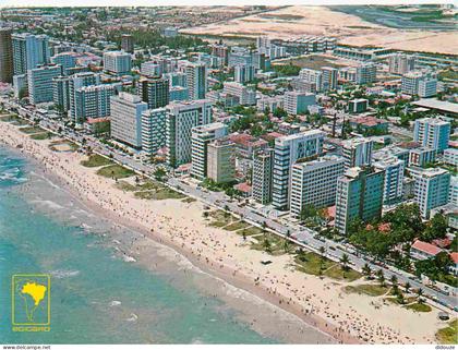 Carte Postale - Brésil - Recife - vista aérea praia de boa viagem aerial view boa viagem beach - CPM - Voir Scans Recto-
