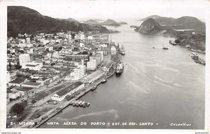 Brasil - VITÓRIA (Espírito Santo) - Vista aérea do porto - FOTO POSTAL - Ed. ColonVist 9