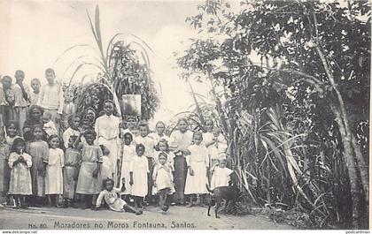 Brasil - SANTOS - Moradores no Morr Fontana - Ed. M. Pontes e Co. 80
