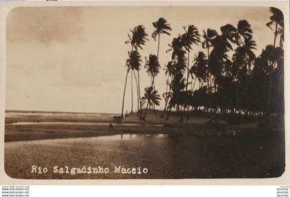 K25- MACEIO - RIO  SALGADINHO  - CARTE  PHOTO -  ( 2 SCANS )