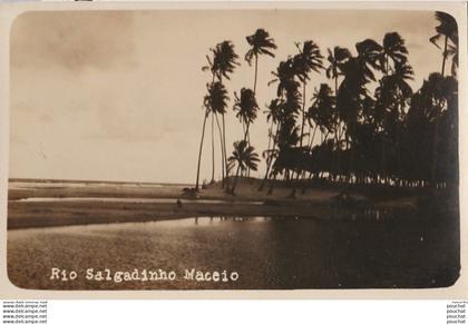 K25- MACEIO - RIO  SALGADINHO  - CARTE  PHOTO -  ( 2 SCANS )