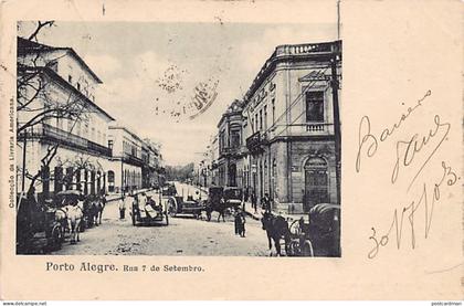 Brasil - PORTO ALEGRE - Rua 7 de Setembro - Ed. Livraria Americana