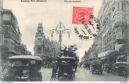 Brasil - RIO DE JANEIRO - Avenida Rio Branco - Ed. A. Ribeiro