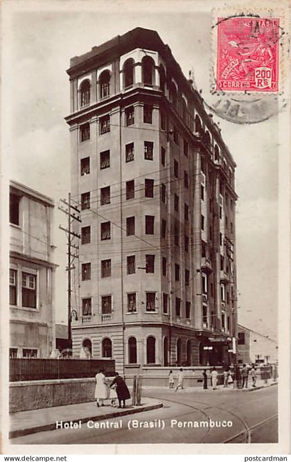 Brasil - RECIFE - Hotel Central - FOTO POSTAL - Ed. L. Gabriele