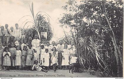 Brasil - SANTOS - Moradores no Moros Fontauna - Ed. M. Pontes & Co. 80