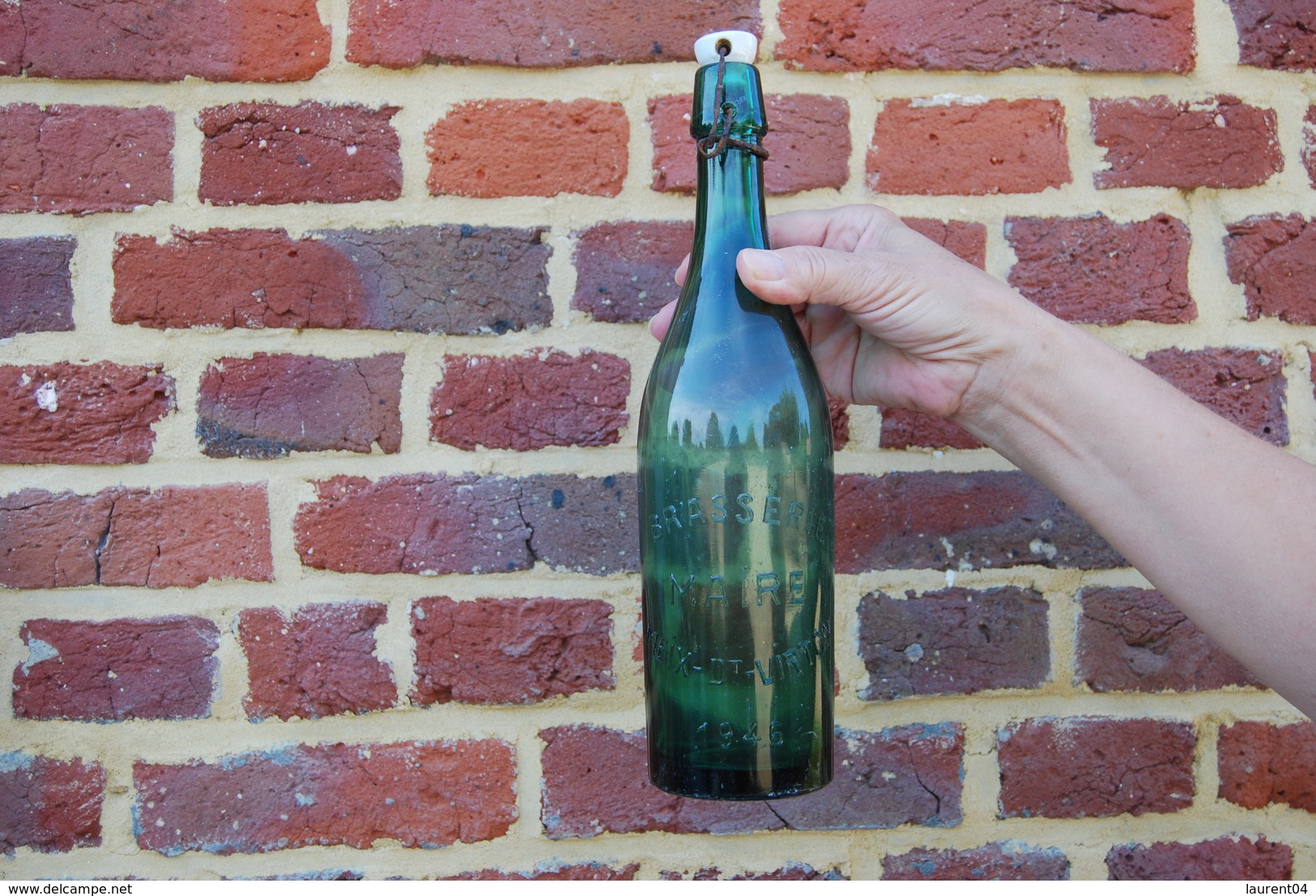 BRASSERIE. MEIX- DEVANT-VIRTON. MAIRE.  ANCIENNE BOUTEILLE DE BIERE.