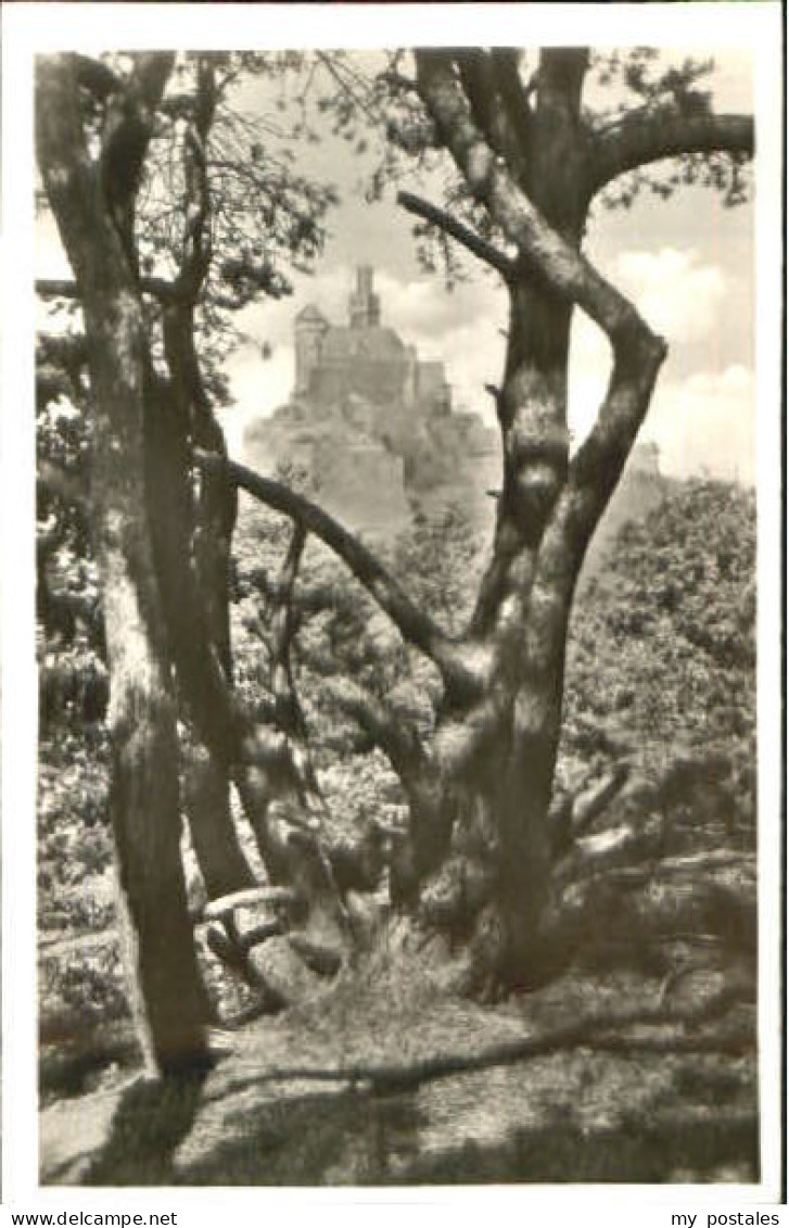 Braubach Rhein Braubach Burg ungelaufen ca. 1955
