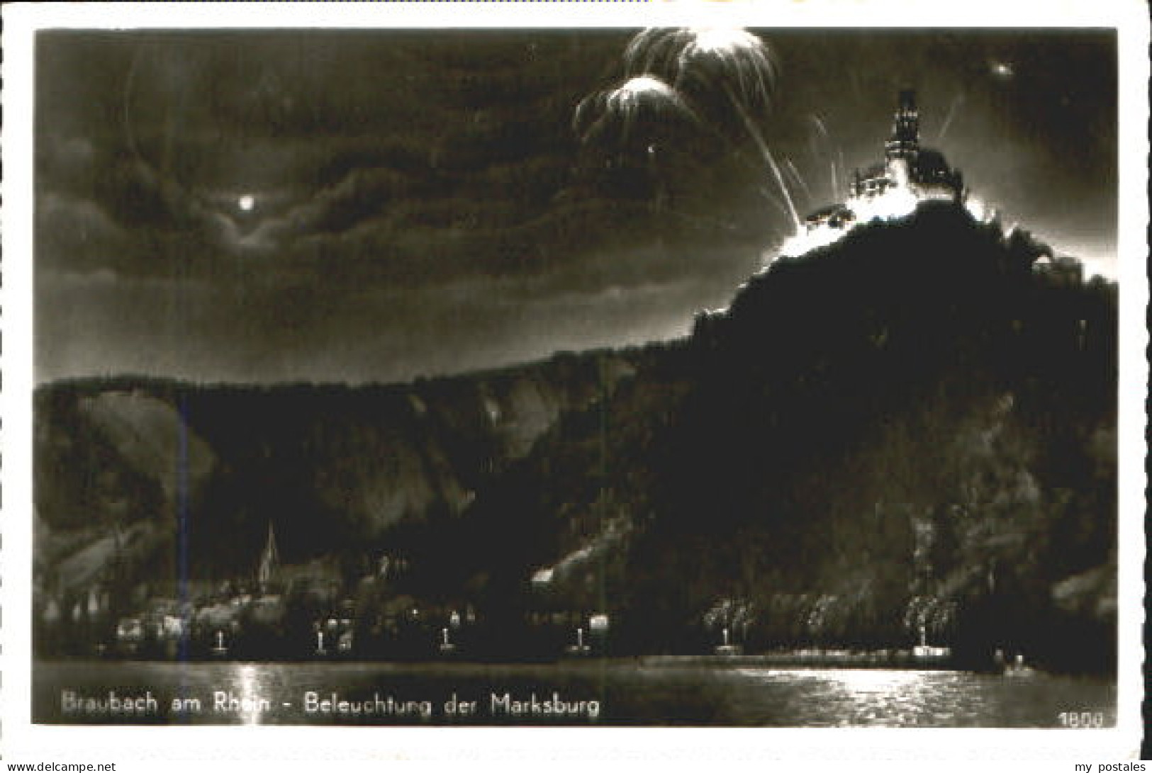 Braubach Rhein Braubach Marksburg x 1958