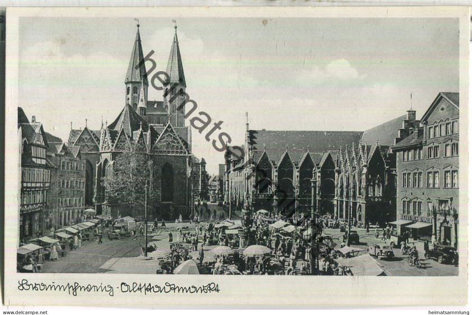 Braunschweig - Altstadtmarkt - Verlag Rudolf Schwuttge Braunschweig