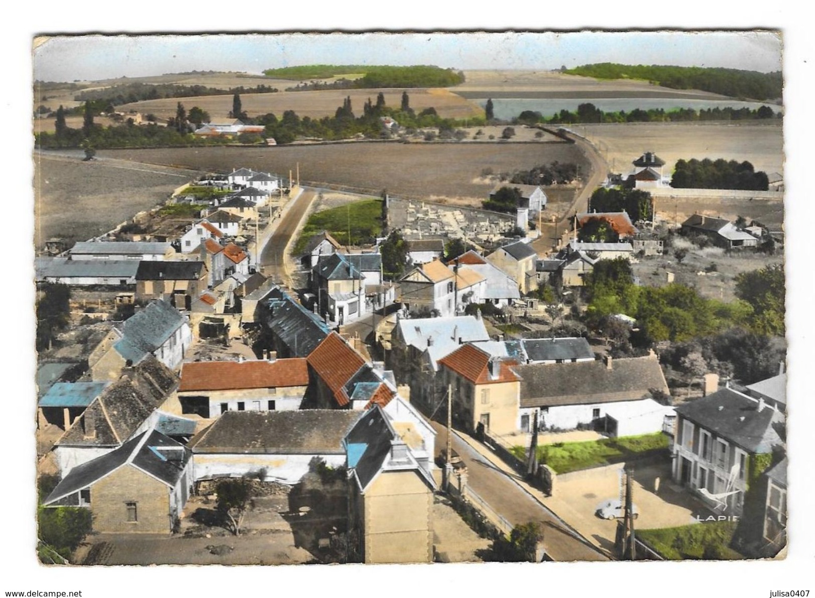 BRAY LU (95) cpsm vue aérienne