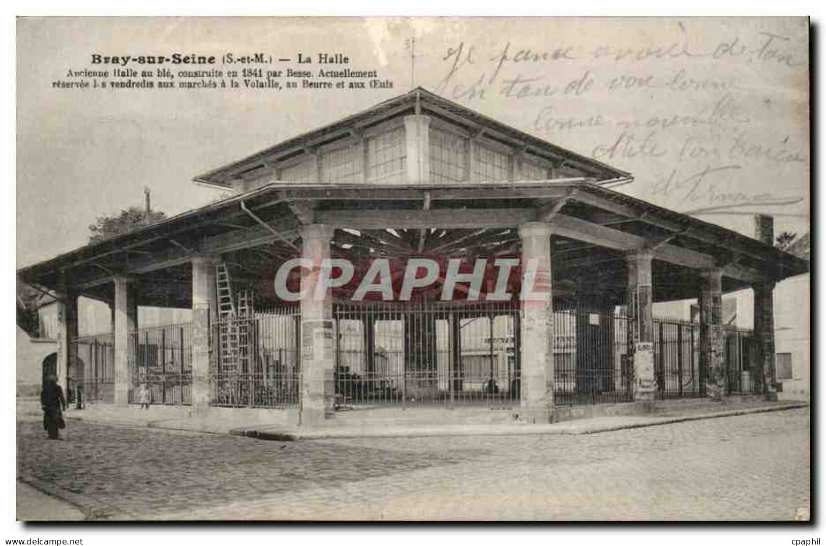 Bray sur SEine CPA La halle