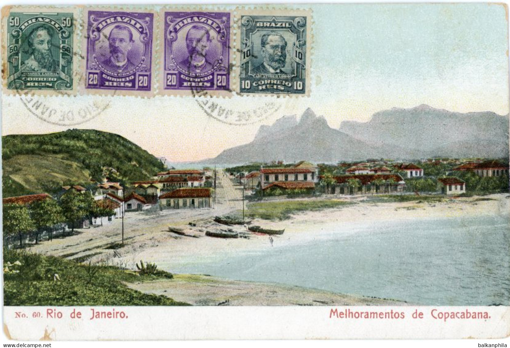 Brazil Copacabana Improvements 1909 to Paris