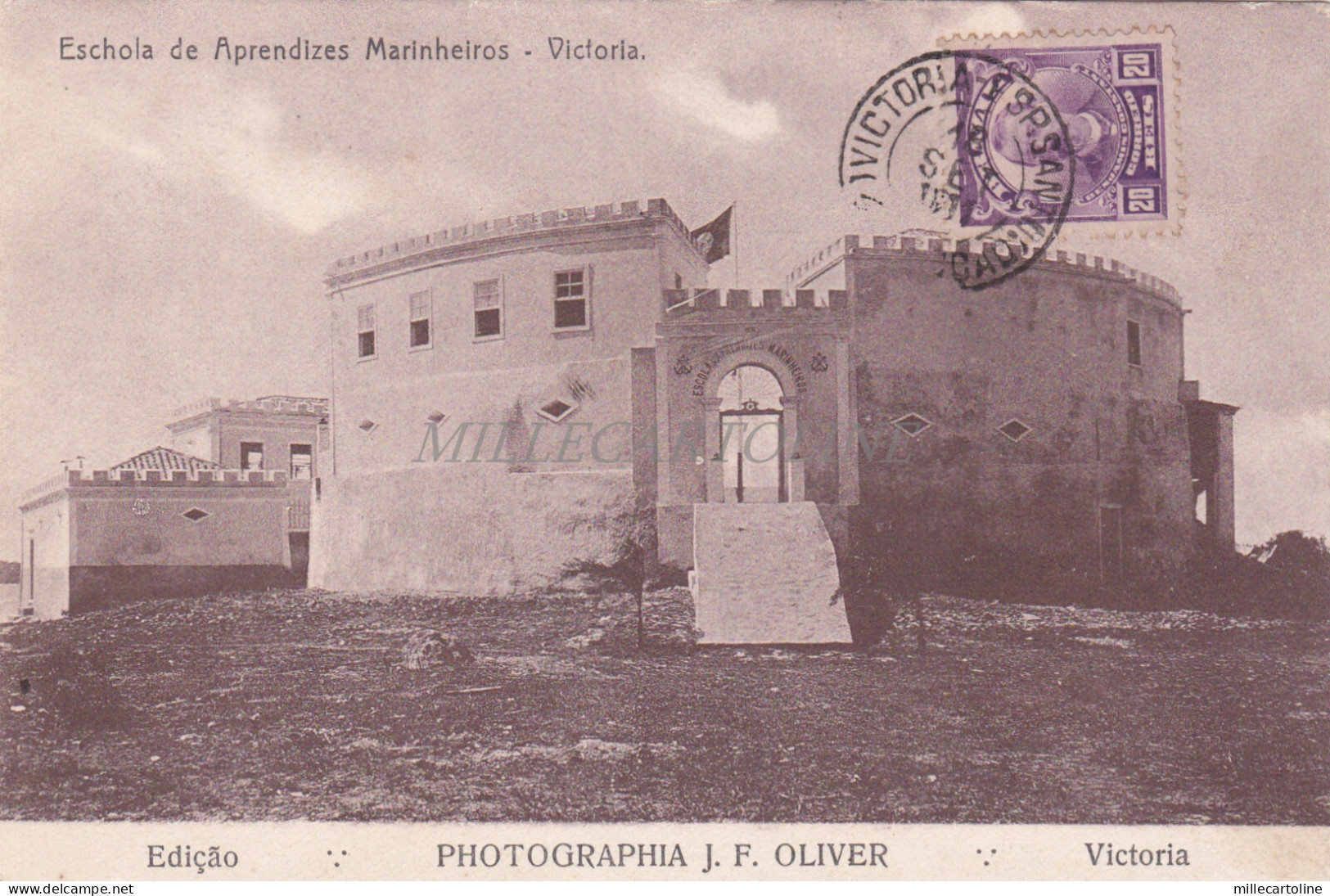 BRAZIL - Eschola de Aprendizes Marinheiros, Victoria, J.F. Oliver