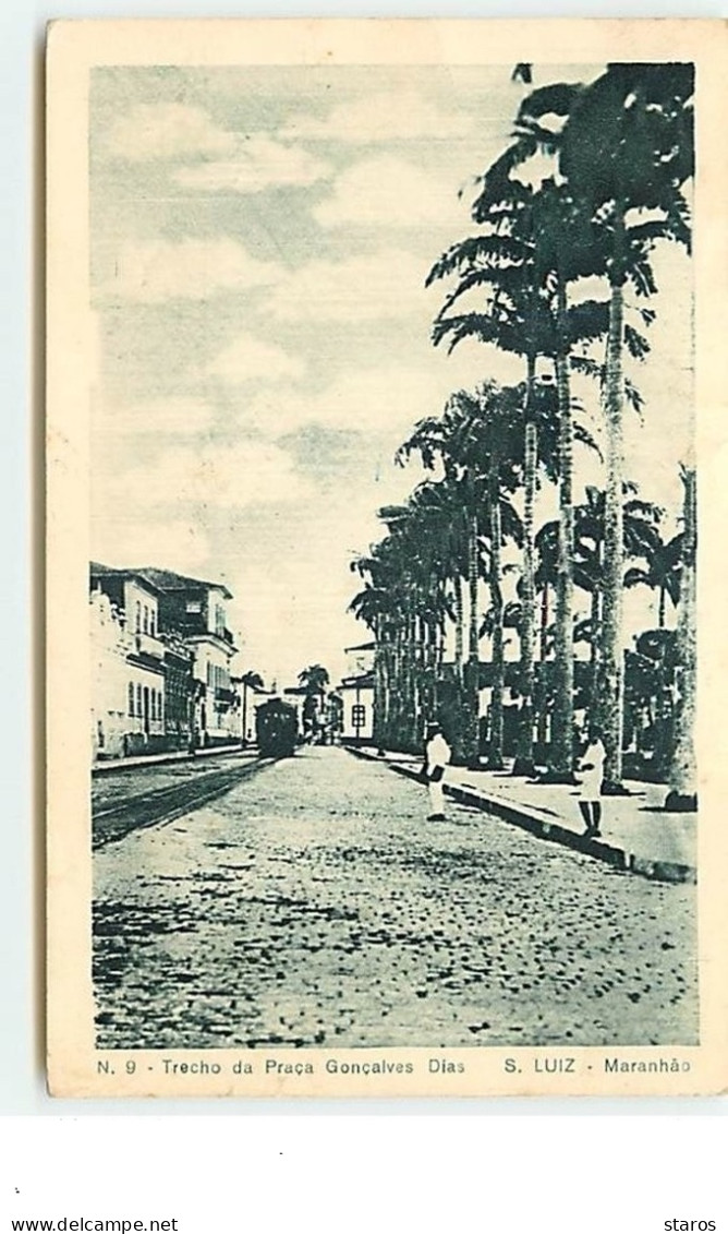 BRAZIL - Maranhao - S. Luiz - Trecho da Praça Goncalves Dias