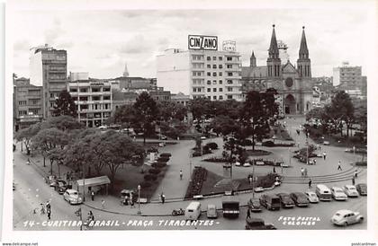 Brasil - CURITIBA - Praça Tiradentes - FOTO POSTAL - Ed. Colombo 14