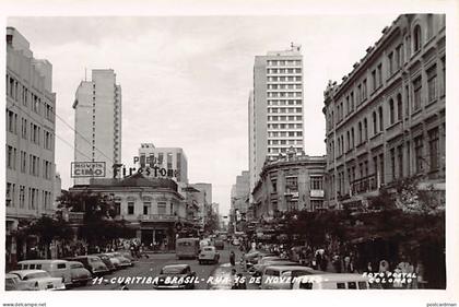 Brasil - CURITIBA - Rua 15 de Novembro - FOTO POSTAL - Ed. Colombo 11