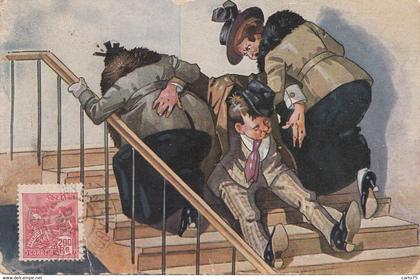 Brésil - Brasil - Femmes - Ivresse Homme - Obliteração Maceió 1924