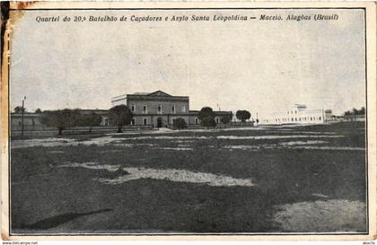 CPA Batalhao Cacadores e Asylo Sta Leopoldina Maceio Alagoas BRAZIL (621891)