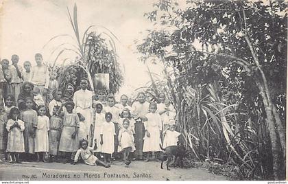 Brasil - SANTOS - Moradores no Moros Fontauna - Ed. M. Pontes & Co. 80