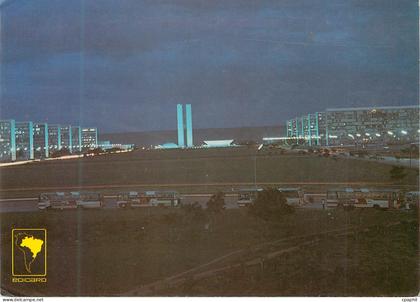 CPM Brasil Brasilia Nightfall Panoramic view