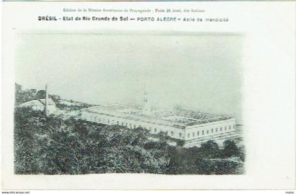 Brazil. Brésil. Porto Alegre. Asile de Mendicité. Etat de Rio Grande do Sul.
