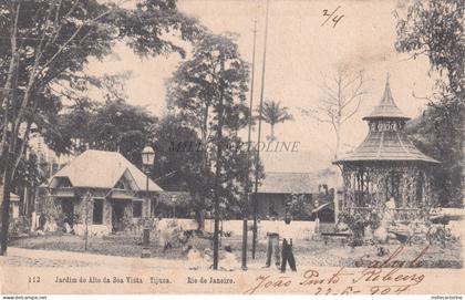 BRAZIL - Rio de Janeiro - Jardim Alto da Boa Vista Tijuca 1904 Postcard Ribeiro