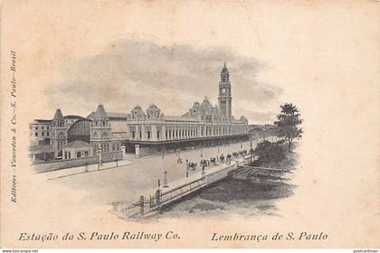 Brasil - SÃO PAULO - Estação da S. paulo Railway Co. - Ed. Vanorden & Ca.
