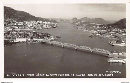 Brasil - VITORIA - Vista aerea da ponte florentino avidos - Ed. POSTAL FOTO Colombo 2