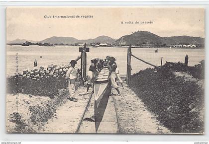 Brasil - SANTOS - Club Internacional de regatas - A volta do passeio - Ed. M. Pontes e Co.